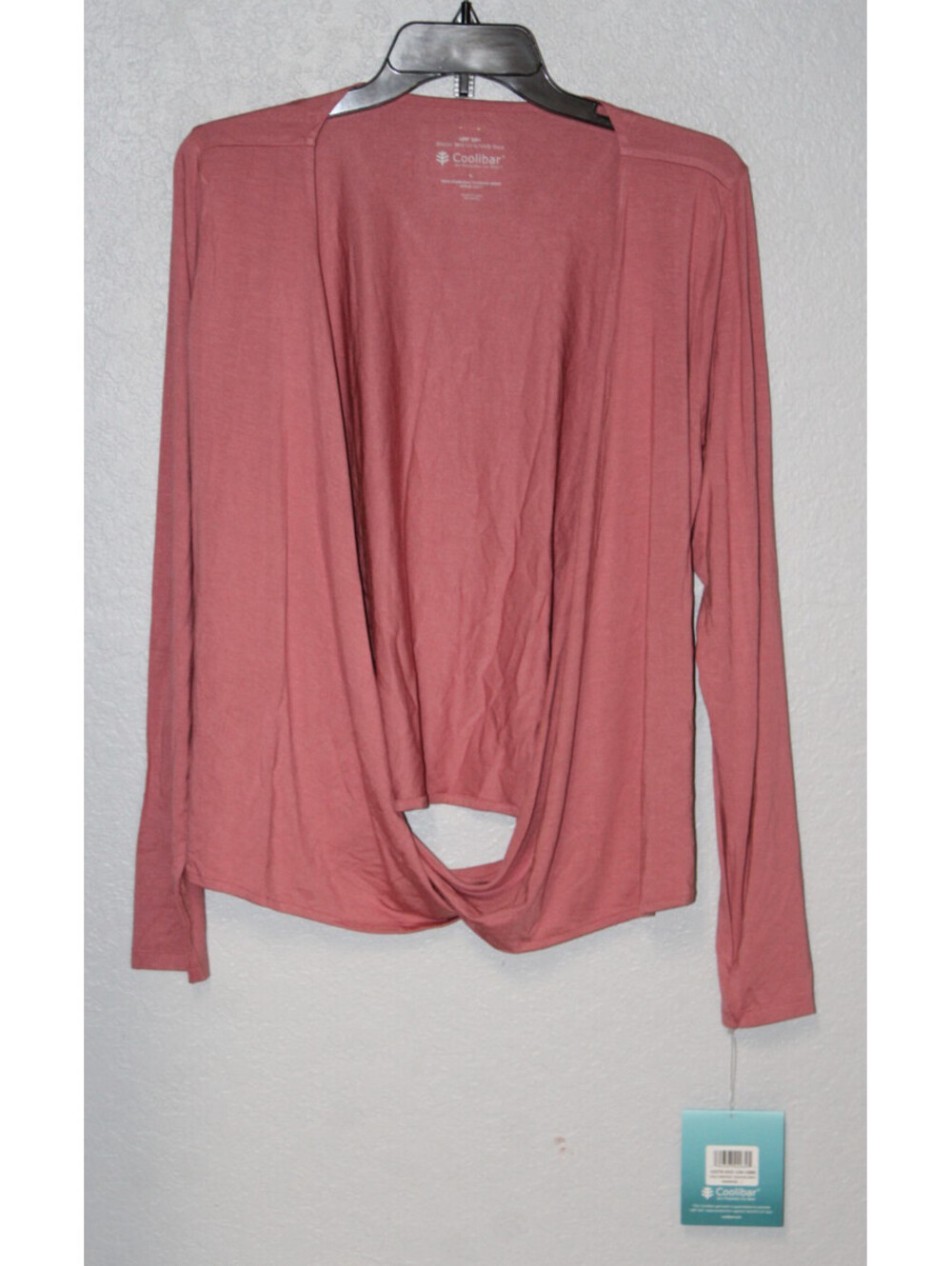 NEW Coolibar Vrae Long Sleeve Everyday Fashion Wrap LARGE UPF 50 Outdoor Beach